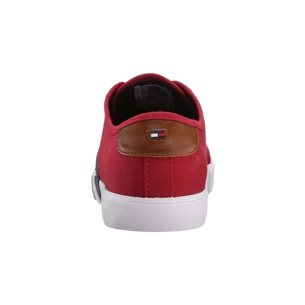 Tommy Hilfiger Red Canvas Sneakers - Picture 8 of 8